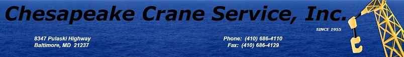 Chesapeake Crane Service, Inc.