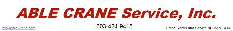 Able Crane Service, Inc.