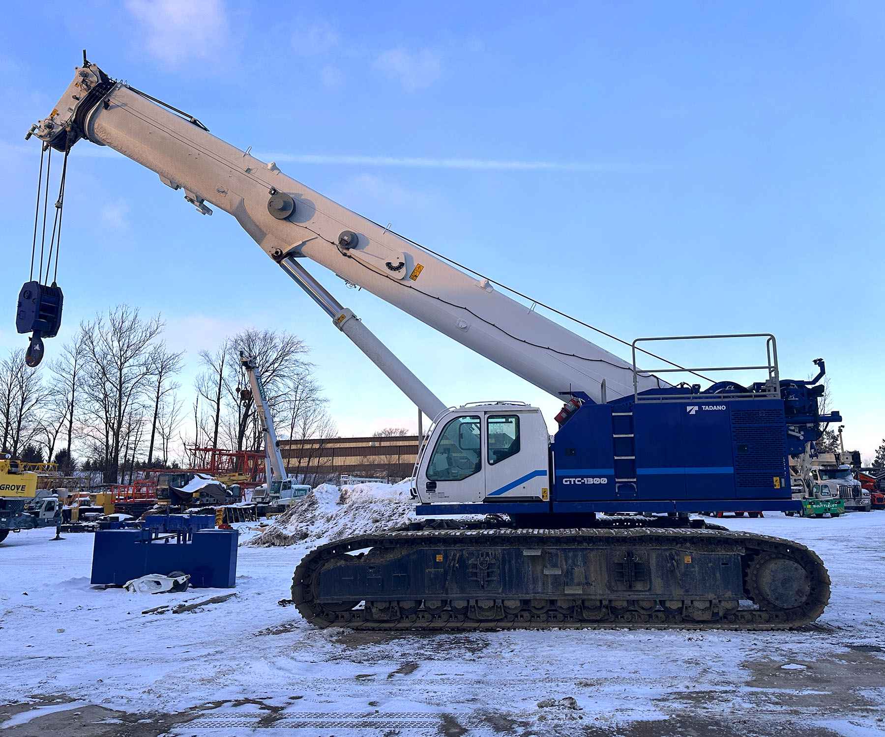 2022 Tadano Mantis GTC-1300 Crane - Crawler Cranes - Telescopic Boom for Sale or Rent in Solon Ohio Crane Network image 0