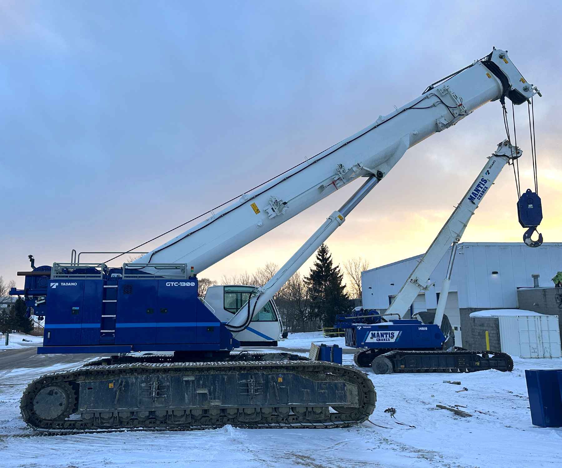2022 Tadano Mantis GTC-1300 Crane - Crawler Cranes - Telescopic Boom for Sale or Rent in Solon Ohio Crane Network image 1