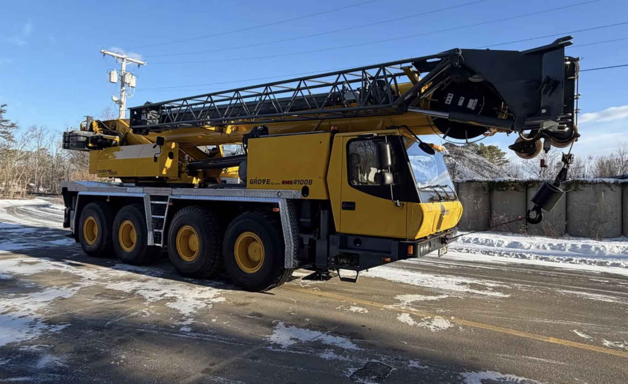 2015 Grove GMK4100B All Terrain Crane for Sale in Baltimore Maryland Crane Network image 0